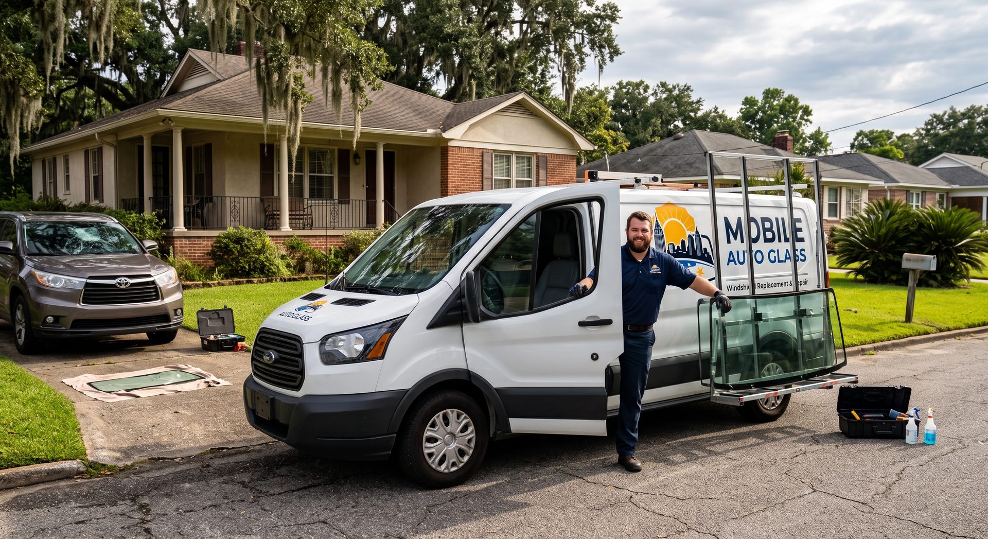 Mobile windshield repair service in Mobile, AL